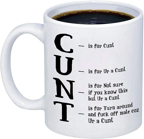 A perfect gift for the coffee lover with a sense of humor: cursing language coffee mug